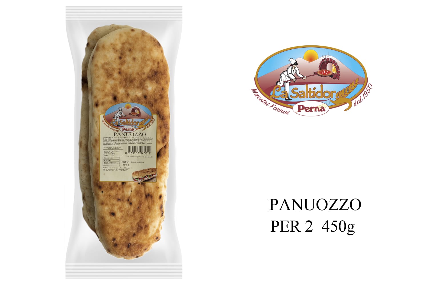 Panuozzo x2 450 gr.