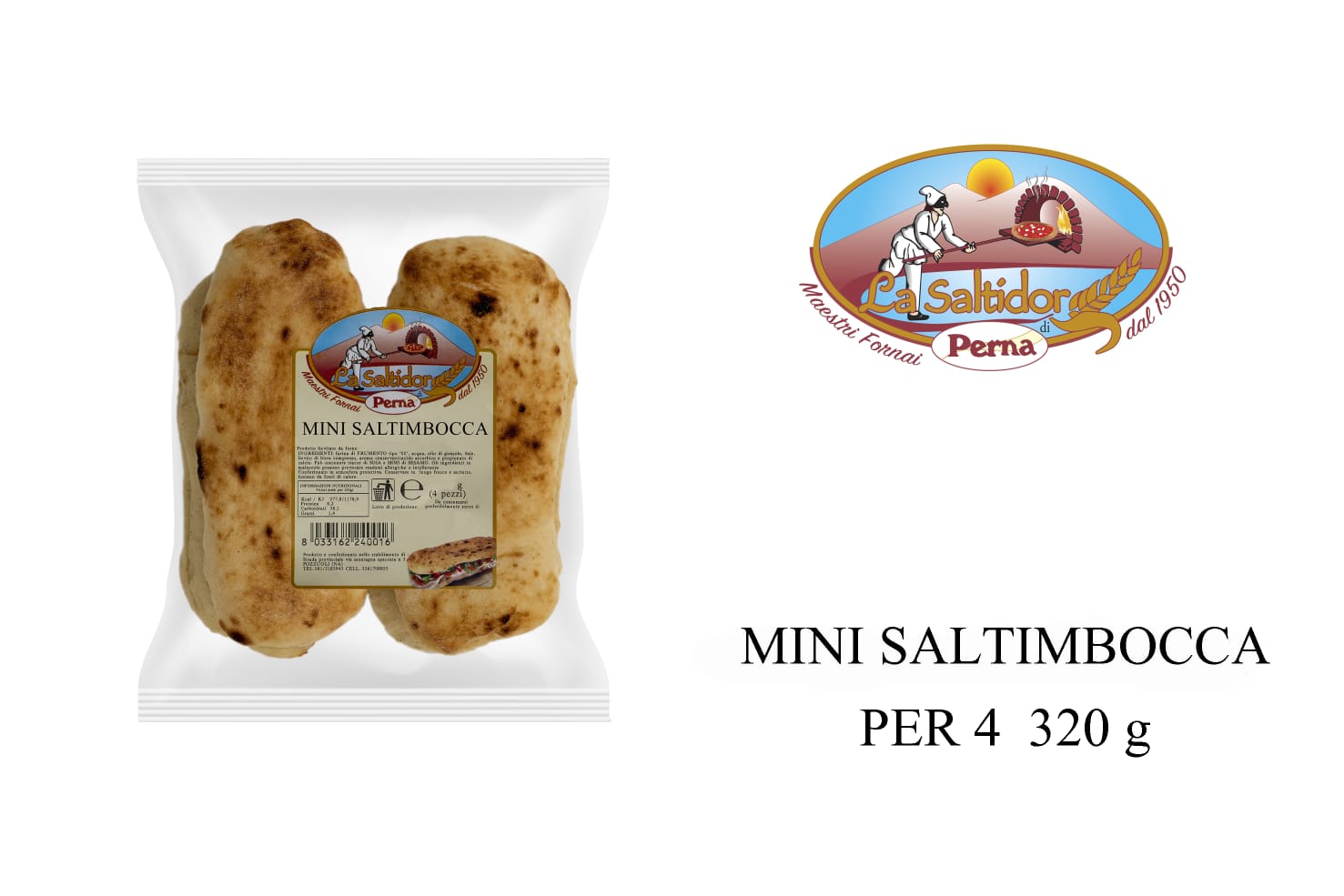 Saltimbocca x4 450gr.