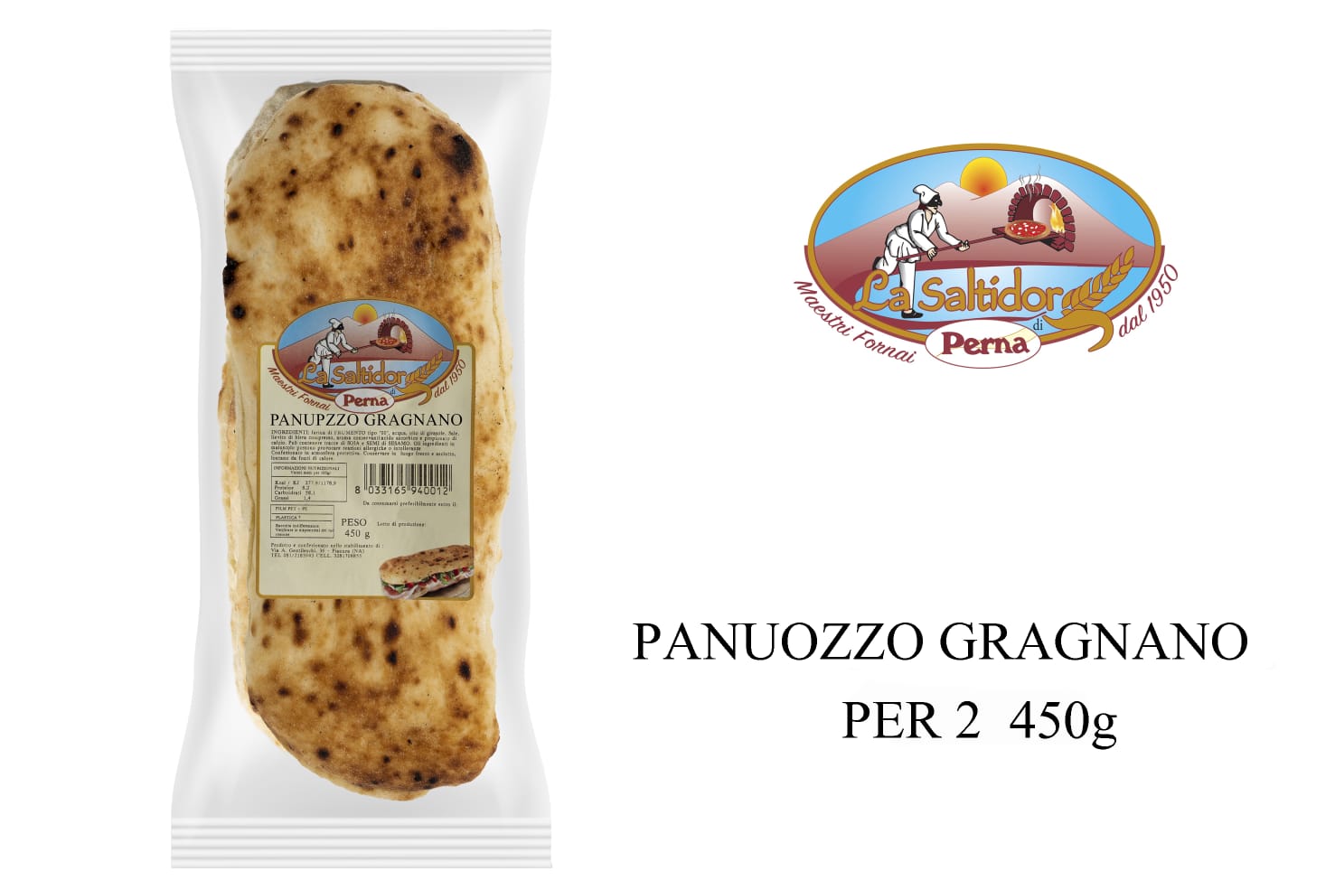 Panuozzo Gragnano x2 450gr.