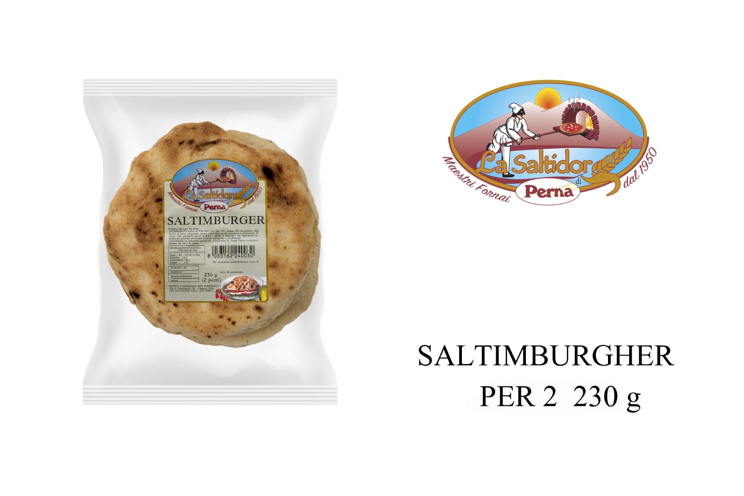 Saltimburger x2 230 gr.