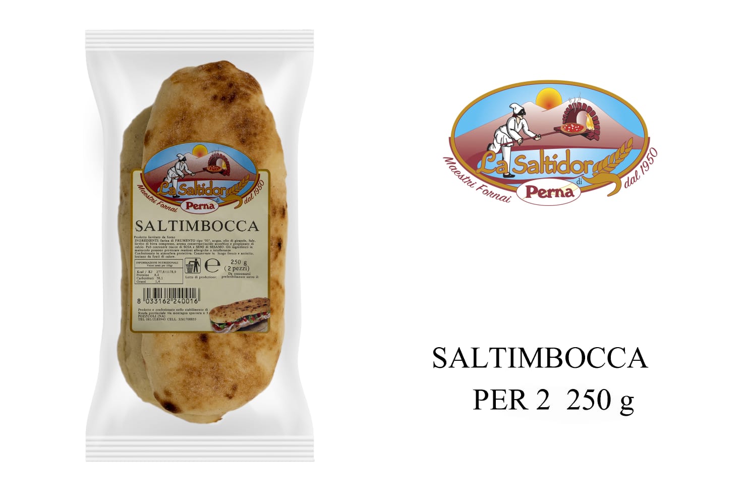 Saltimbocca x2 250gr.